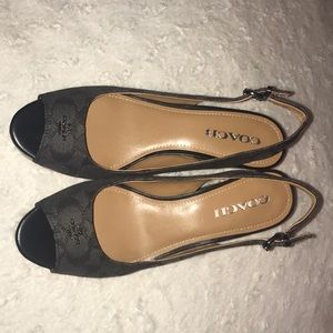 BRAND NEW $63 Coach wedges!